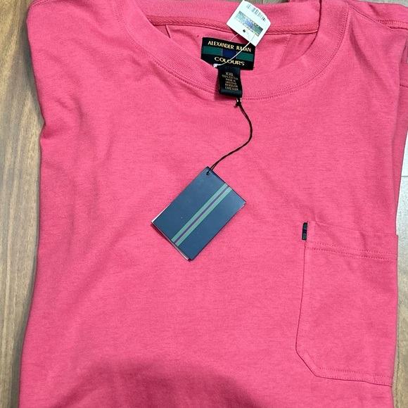 Alexander Julian Colours Men's Salmon Short Sleeve T-shirt Size XXL - Picture 10 of 10